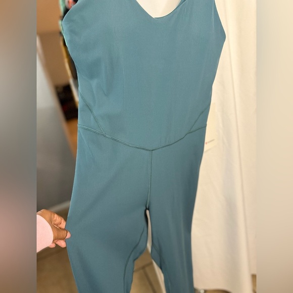 Lululemon Align Ribbed Bodysuit 25" Green Jasper Size 12 NEW WITH TAGS - Picture 9 of 9